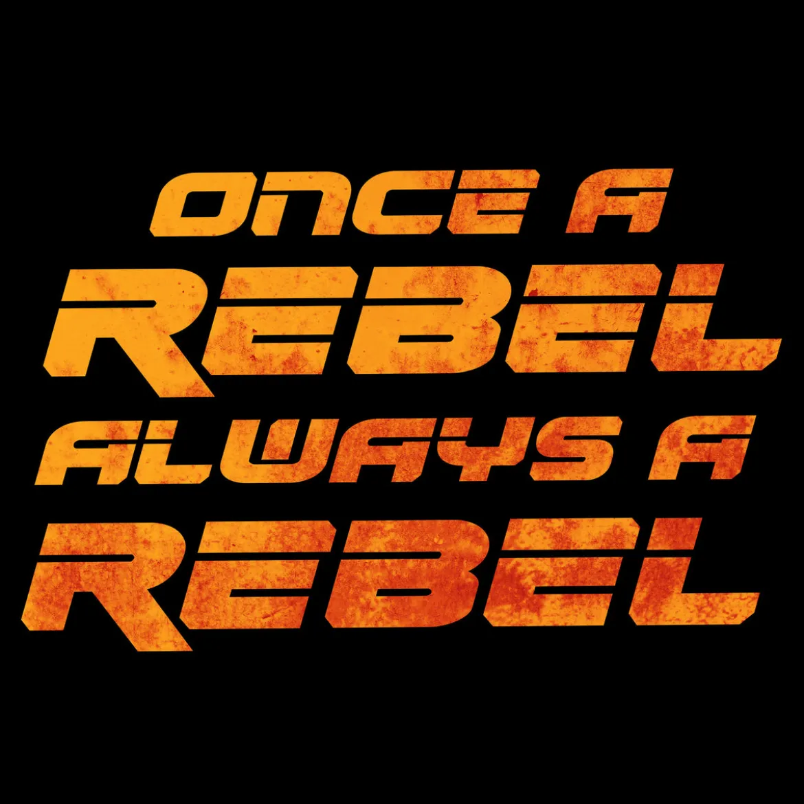 Rebel T-Shirt für Star Wars Fans schwarz