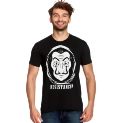 Resistance T-Shirt für Haus des Geldes Fans schwarz