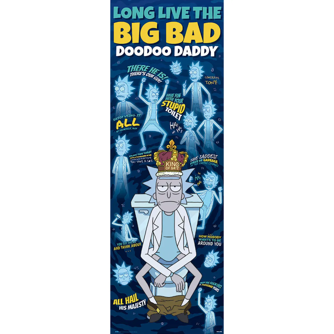 Rick and Morty - Big Bad Doodoo Daddy Türposter