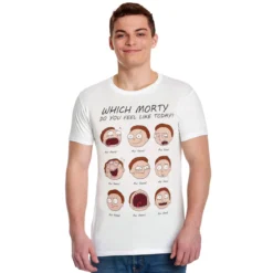 Rick and Morty - Emotion of Morty T-Shirt weiß