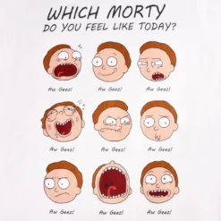 Rick and Morty - Emotion of Morty T-Shirt weiß