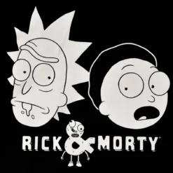 Rick and Morty - Faces Hoodie schwarz