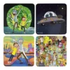 Rick and Morty - Generic Untersetzer 4er Set