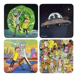 Rick and Morty - Generic Untersetzer 4er Set