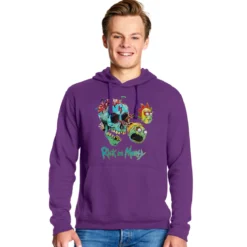 Rick and Morty- Morty und Rick Face Hoodie