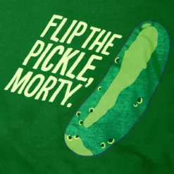 Rick and Morty - Pickle Rick Face Hoodie grün