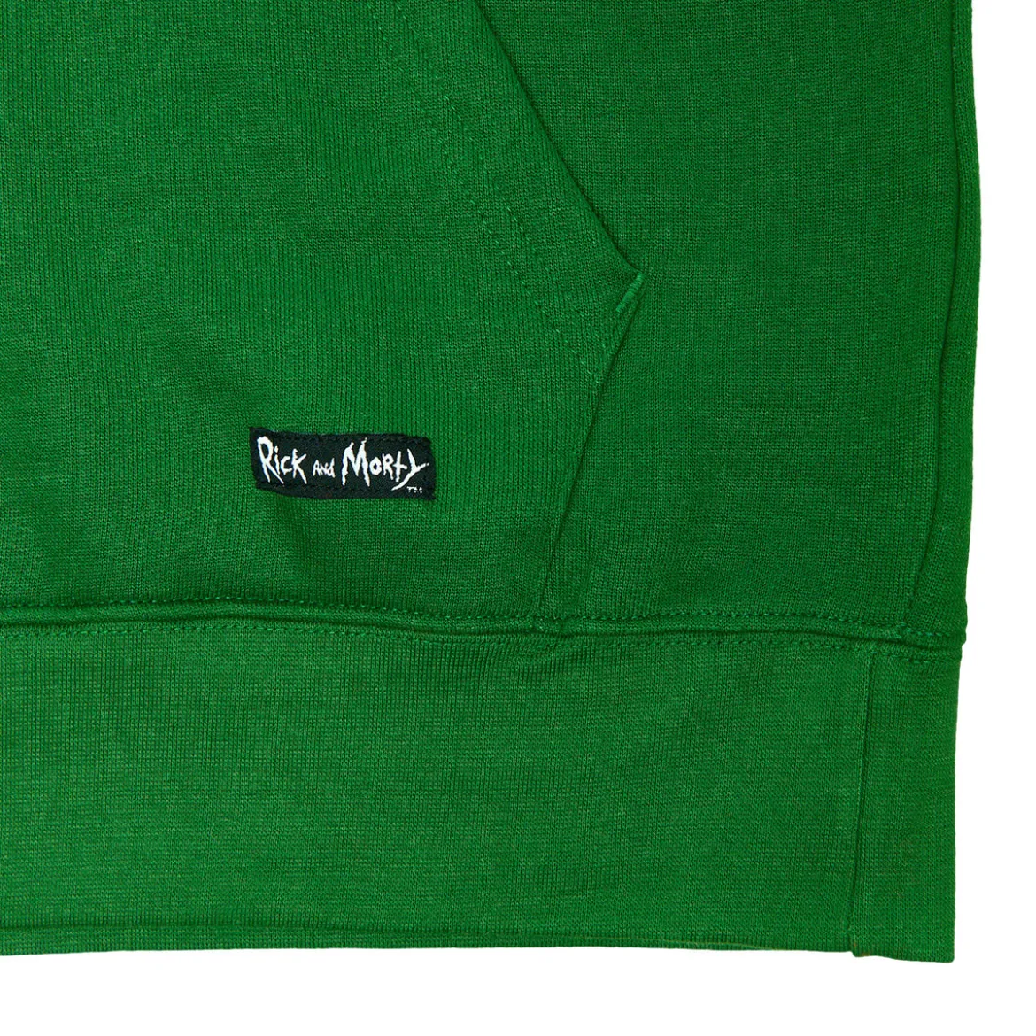 Rick and Morty - Pickle Rick Face Hoodie grün