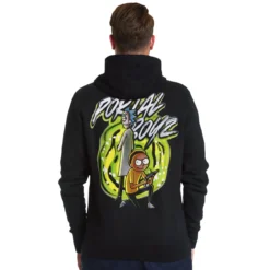 Rick and Morty - Portal Boyz Glow in the Dark Hoodie schwarz