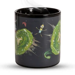 Rick and Morty - Portals Thermoeffekt Tasse