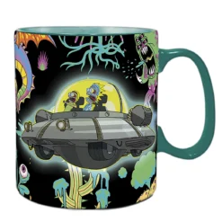 Rick and Morty - Spaceship Thermoeffekt Tasse