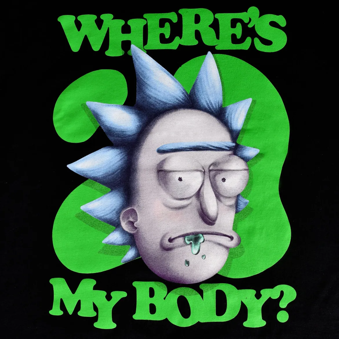Rick and Morty - Where's My Body T-Shirt schwarz
