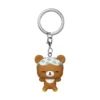 Rilakkuma- Chairoikoguma Sleepy Funko Pop Schlüsselanhänger