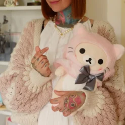Rilakkuma - Korilakkuma Pink Cat Plüschfigur