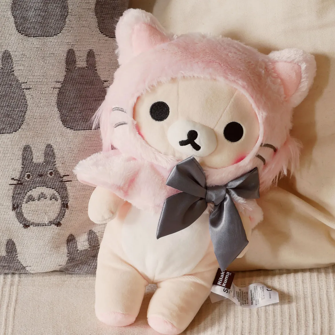 Rilakkuma - Korilakkuma Pink Cat Plüschfigur