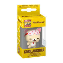 Rilakkuma- Korilakkuma Sleepy Funko Pop Schlüsselanhänger