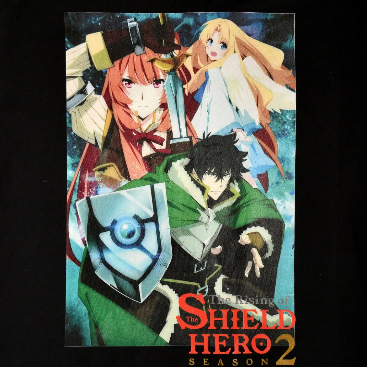 Rising of the Shield Hero - Crew T-Shirt schwarz