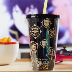 Rising of the Shield Hero - Symbols Trinkbecher mit Strohhalm