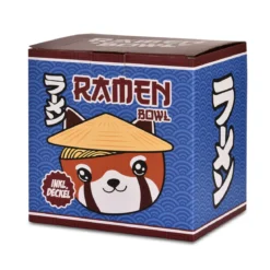 Roter Panda Kawaii Schale mit Deckel für Anime Fans
