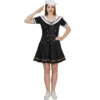 Sailor Girl Kostüm Damen schwarz