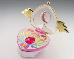Sailor Moon - Crisis Moon Compact Verwandlungsbrosche mit Licht- und Soundeffekten