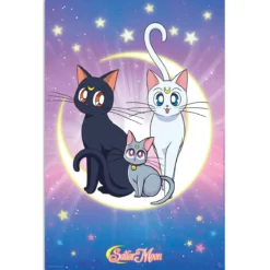 Sailor Moon - Luna, Artemis & Diana Maxi Poster