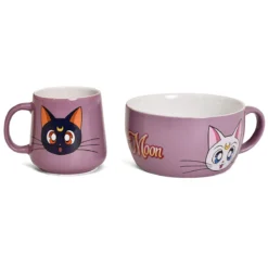 Sailor Moon - Luna und Artemis Frühstücksset