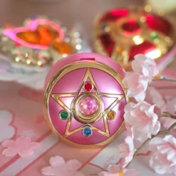 Sailor Moon - Mondkristall Verwandlungsbrosche mit Soundeffekten