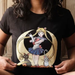 Sailor Moon - Pose T-Shirt Damen schwarz