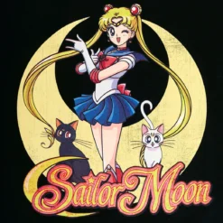 Sailor Moon - Pose T-Shirt Damen schwarz
