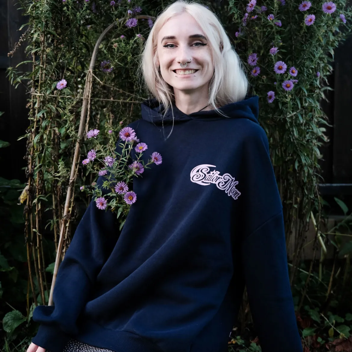 Sailor Moon - Silhouette Hoodie blau