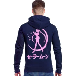 Sailor Moon - Silhouette Hoodie blau