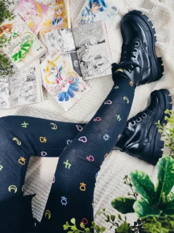 Sailor Moon Symbol Leggings schwarz