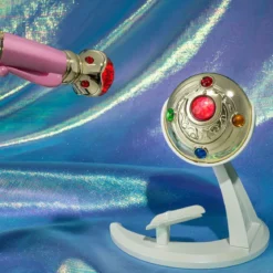 Sailor Moon - Verwandlungsbrosche & Verwandlungsfüller mit Licht- und Soundeffekten