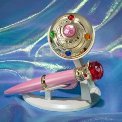 Sailor Moon - Verwandlungsbrosche & Verwandlungsfüller mit Licht- und Soundeffekten