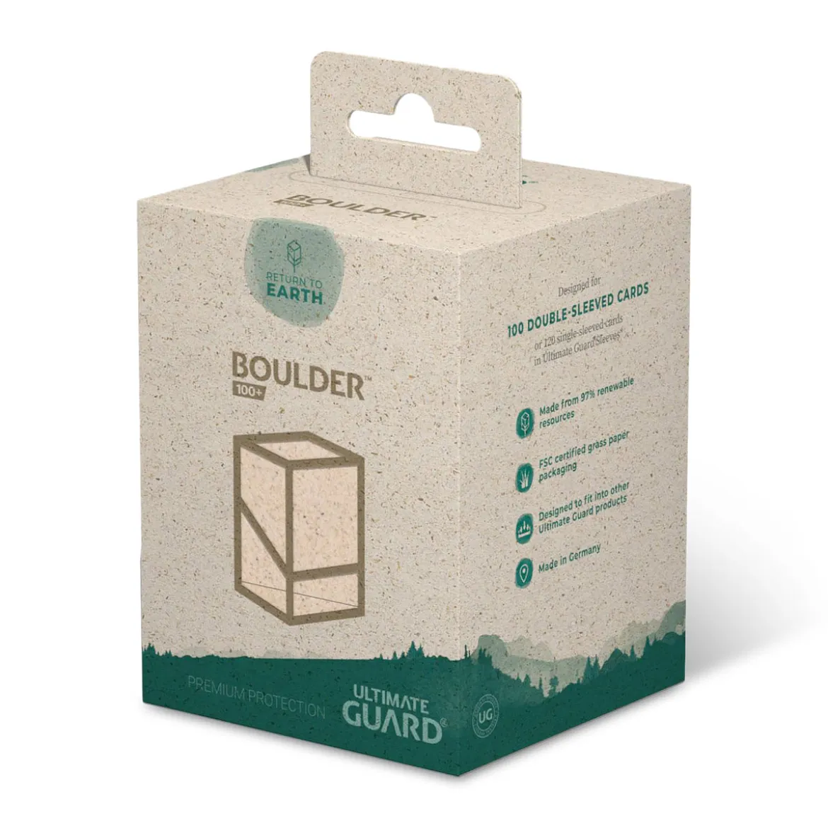 Sammelkartenbox Ultimate Guard weiß für 100 Karten