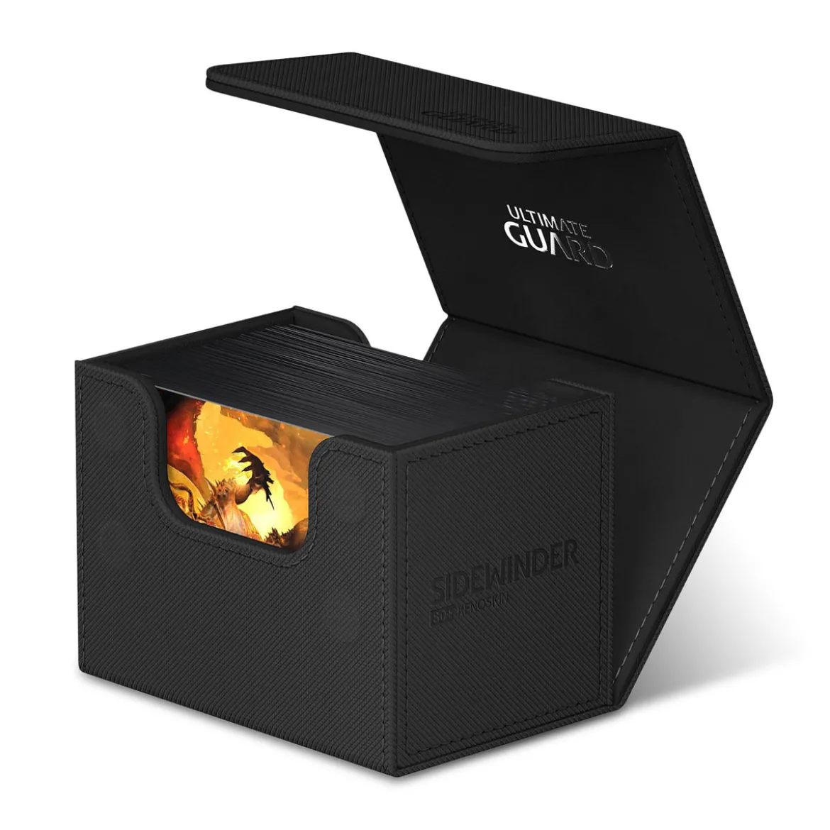 Sammelkartenbox Ultimate Guard schwarz für 80 Karten
