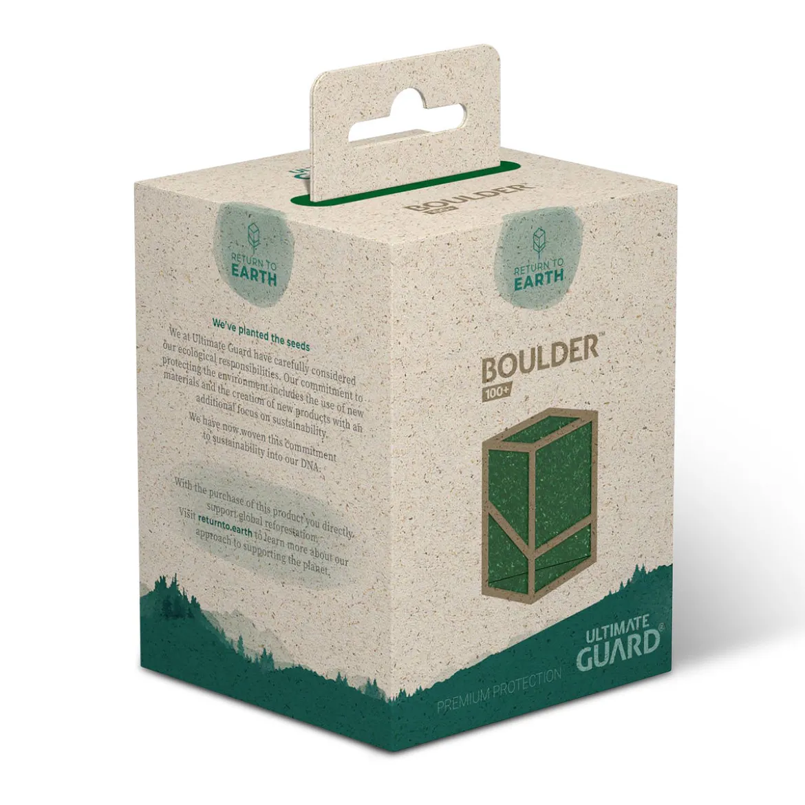 Sammelkartenbox Ultimate Guard grün für 100 Karten