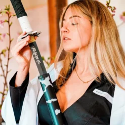 Sanemi Katana Replik mit Saya für Demon Slayer Fans