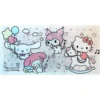 Sanrio Pink Black Party Series XXL Mousepad Hello Kitty &