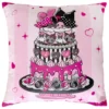 Sanrio Pink Black Party Series Kissen Kuromi & My Melody 35