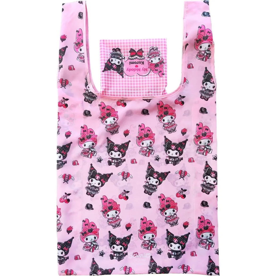 Sanrio Pink Black Party Series Tragetasche Kuromi & My