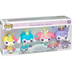 Sanrio POP! Vinyl Figuren 4-Pack Hello Kitty Unicorn Outfit