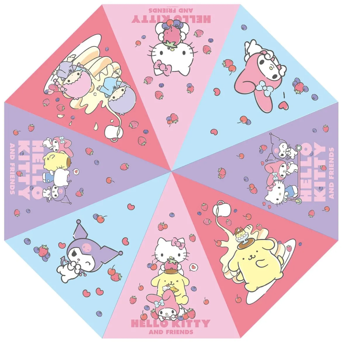 Sanrio Regenschirm Hello Kitty & Friends