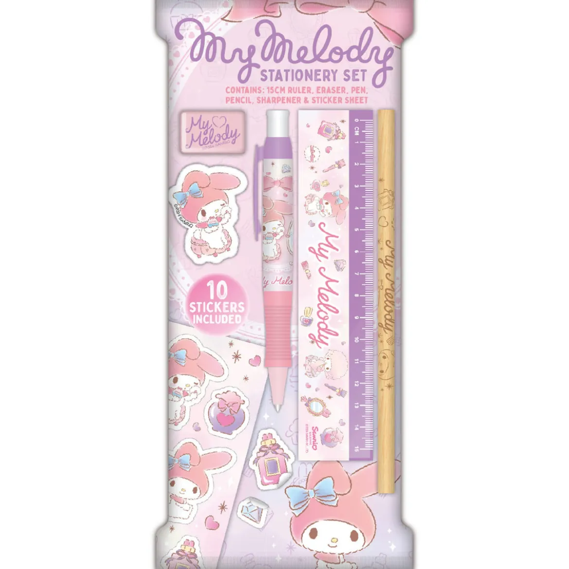 Sanrio Schreibset 6er-Pack My Melody