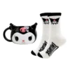 Sanrio Set 3D Tasse und Socken Kuromi