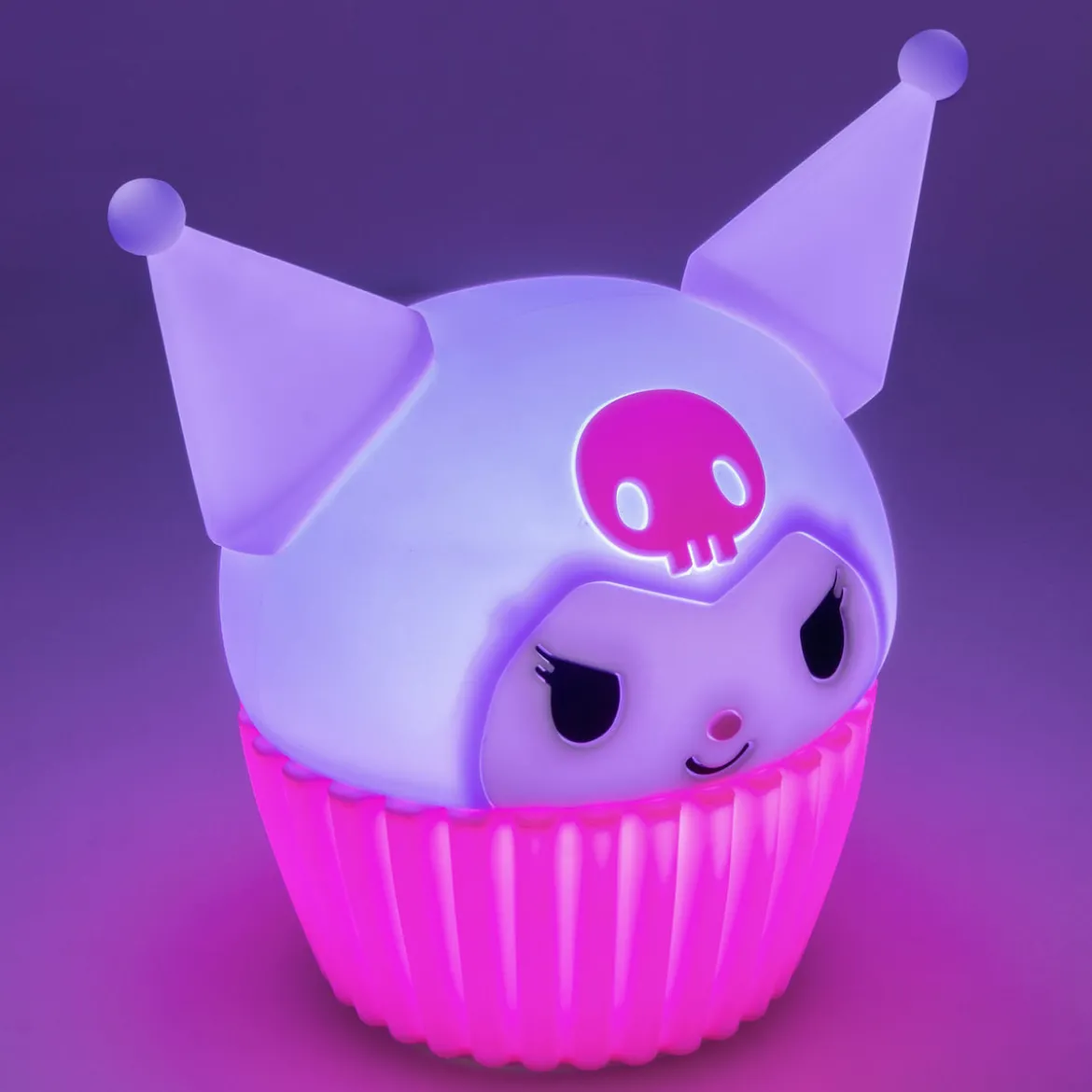 Sanrio Squishy Glo Silikon-Leuchte Kuromi 15 cm