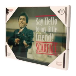 Scarface Glasposter Say Hello 40 x 30 cm