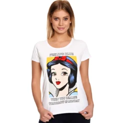 Schneewittchen - Portrait T-Shirt Damen weiß