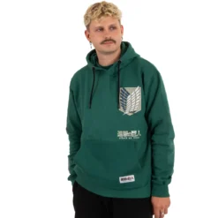 Scout Symbol Military Hoodie grün - Attack on Titan