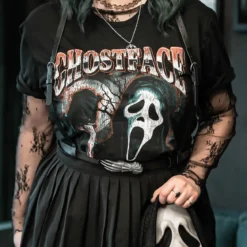 Scream Ghost Face - Slasher T-Shirt schwarz